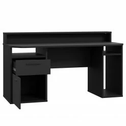 Fredriks Schreibtisch Trent III - Matt Schwarz - Mit Beleuchtung -Möbel Verkäufe 2024 1000280716 210813 08160100426 DETAILS P000000001000280716