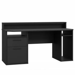 Fredriks Schreibtisch Trent III - Matt Schwarz - Mit Beleuchtung -Möbel Verkäufe 2024 1000280716 210813 08160100428 DETAILS P000000001000280716