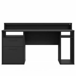 Fredriks Schreibtisch Trent III - Matt Schwarz - Mit Beleuchtung -Möbel Verkäufe 2024 1000280716 210813 08160100429 DETAILS P000000001000280716