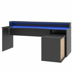 Fredriks Eckschreibtisch Trent - (mit Beleuchtung) Matt Schwarz 12 Fredriks Eckschreibtisch Trent - (mit Beleuchtung) Matt Schwarz -Möbel Verkäufe 2024 1000280718 210813 08160200439 DETAILS P000000001000280718