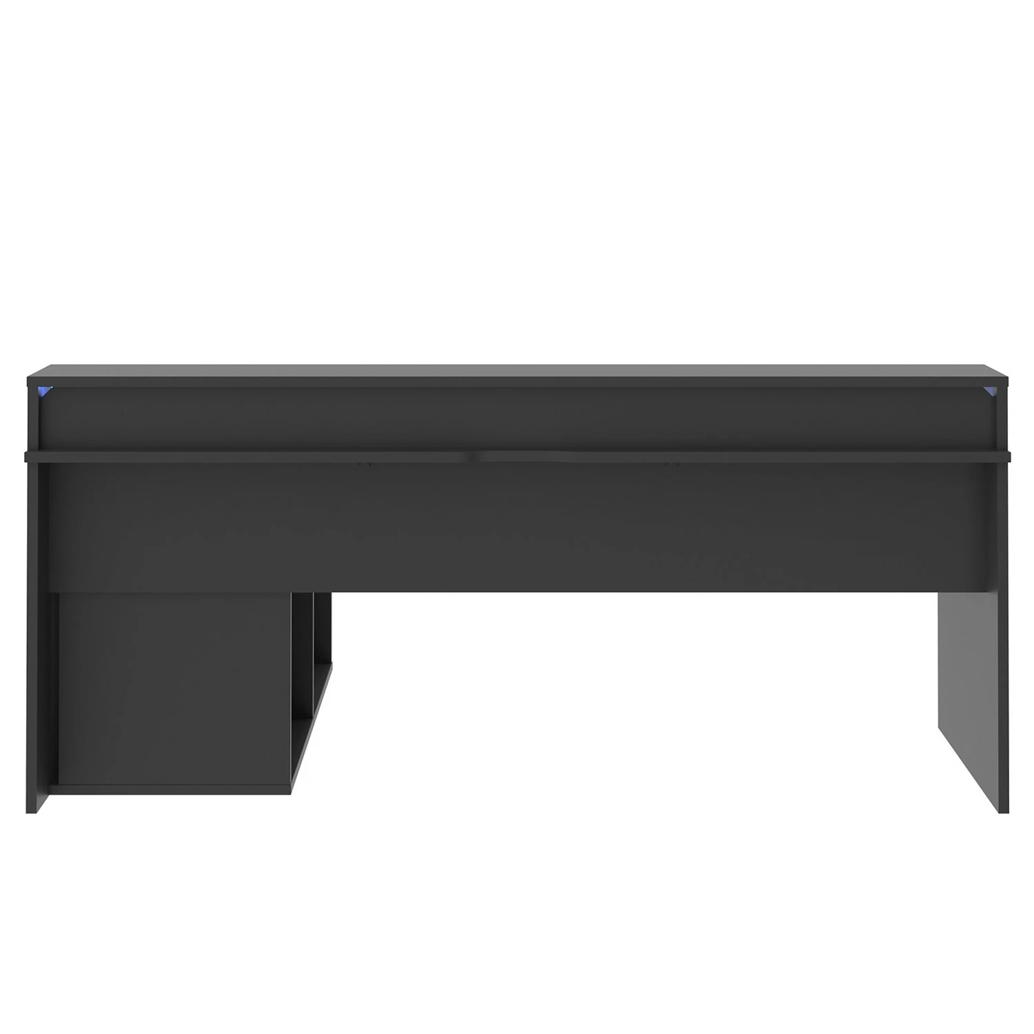 Fredriks Eckschreibtisch Trent - (mit Beleuchtung) Matt Schwarz 7 Fredriks Eckschreibtisch Trent - (mit Beleuchtung) Matt Schwarz – Bild 5