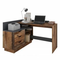 Fredriks Eckschreibtisch Vernie - Altholz Dekor -Möbel Verkäufe 2024 1000280771 210903 15094300004 DETAILS P000000001000280771