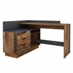 Fredriks Eckschreibtisch Vernie - Altholz Dekor -Möbel Verkäufe 2024 1000280771 210903 15094300005 DETAILS P000000001000280771