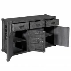 Wolf-Möbel Sideboard Container - Akazie Grau -Möbel Verkäufe 2024 1000281790 220223 030 DETAILS P000000001000281790