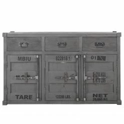 Wolf-Möbel Sideboard Container - Akazie Grau -Möbel Verkäufe 2024 1000281790 220616 030 DETAILS P000000001000281790