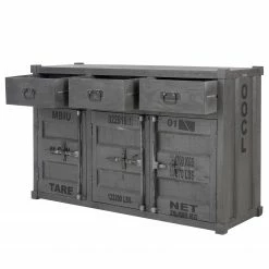 Wolf-Möbel Sideboard Container - Akazie Grau -Möbel Verkäufe 2024 1000281790 220616 031 DETAILS P000000001000281790