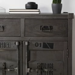 Wolf-Möbel Sideboard Container - Akazie Grau -Möbel Verkäufe 2024 1000281790 220621 021 MOOD DETAILS P000000001000281790 mood