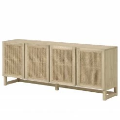 Loftscape Sideboard Risley - Mindi massiv / Rattan