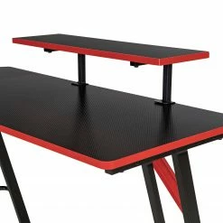 Fredriks Gaming Tisch Embress - Carbon Dekor / Schwarz / Rot -Möbel Verkäufe 2024 1000283345 220609 055 DETAILS P000000001000283345