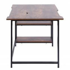 Ars manufacti Schreibtisch Alexandra - Altholz Dekor / Schwarz -Möbel Verkäufe 2024 1000283353 211214 12414000097 DETAILS P000000001000283353