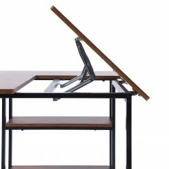 Ars manufacti Schreibtisch Alexandra - Altholz Dekor / Schwarz -Möbel Verkäufe 2024 1000283353 211214 12414000099 DETAILS P000000001000283353