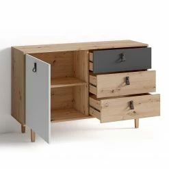 Fredriks Sideboard Bowood I - Eiche Artisan Dekor / Weiß -Möbel Verkäufe 2024 1000283829 210805 14243400058 DETAILS P000000001000283829