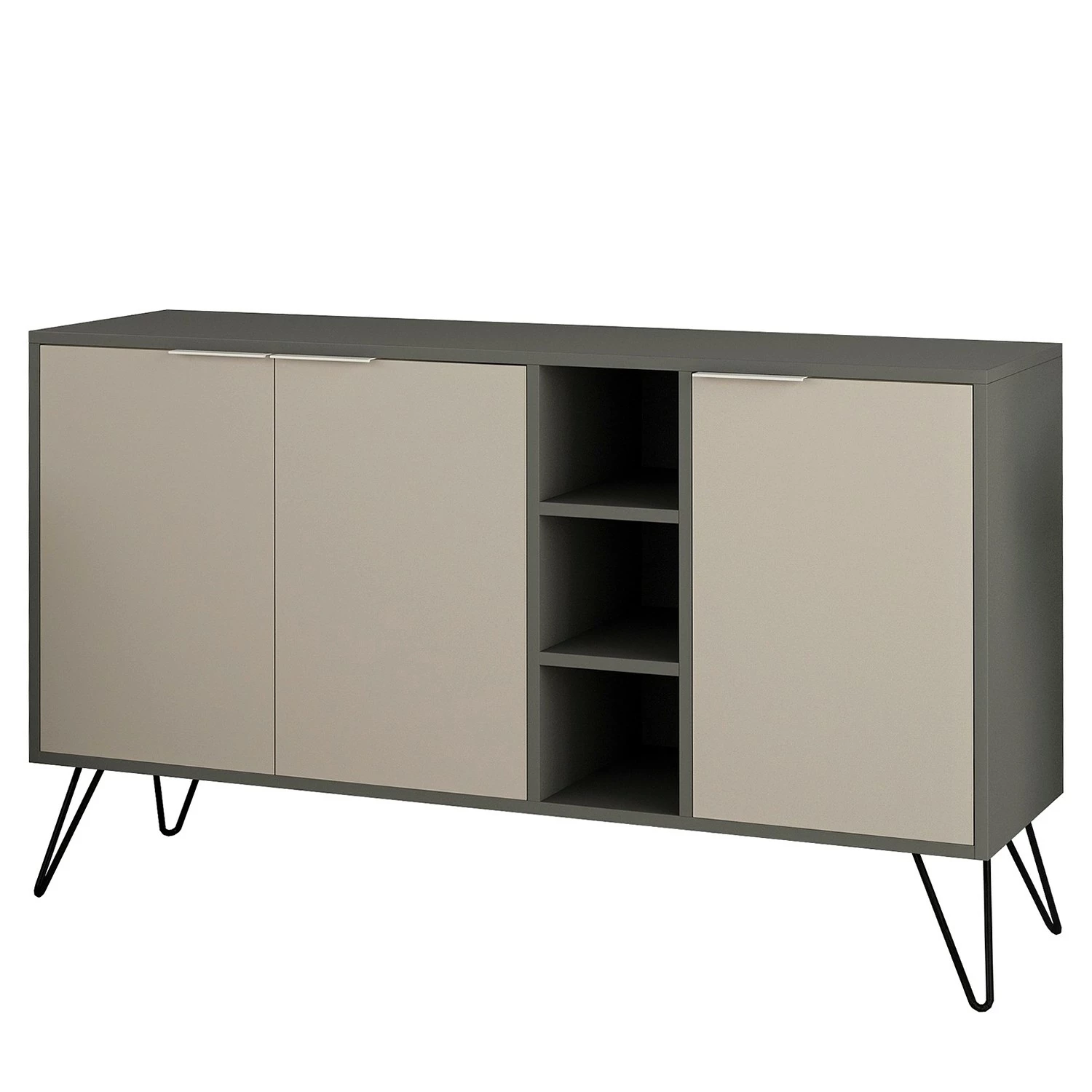 Loftscape Sideboard Caceres - Metall - Mocha / Grau 3 Loftscape Sideboard Caceres - Metall - Mocha / Grau
