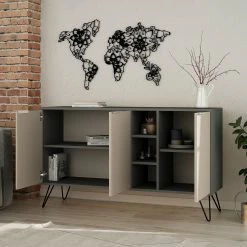 Loftscape Sideboard Caceres - Metall - Mocha / Grau 8 Loftscape Sideboard Caceres - Metall - Mocha / Grau -Möbel Verkäufe 2024 1000284344 210809 06083400098 MOOD DETAILS P000000001000284344 mood