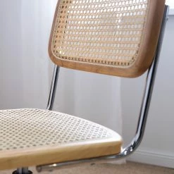 Mørteens Bürostuhl Ramon - Rattan / Buche massiv / Stahl - Beige / Buche / Chrom -Möbel Verkäufe 2024 1000285156 220518 021 MOOD DETAILS P000000001000285156 mood