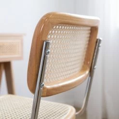 Mørteens Bürostuhl Ramon - Rattan / Buche massiv / Stahl - Beige / Buche / Chrom -Möbel Verkäufe 2024 1000285156 220518 022 MOOD DETAILS P000000001000285156 mood