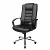 Topstar Chefsessel Comfort Point 10 - Kunstleder / Stahl - Schwarz / Chrom