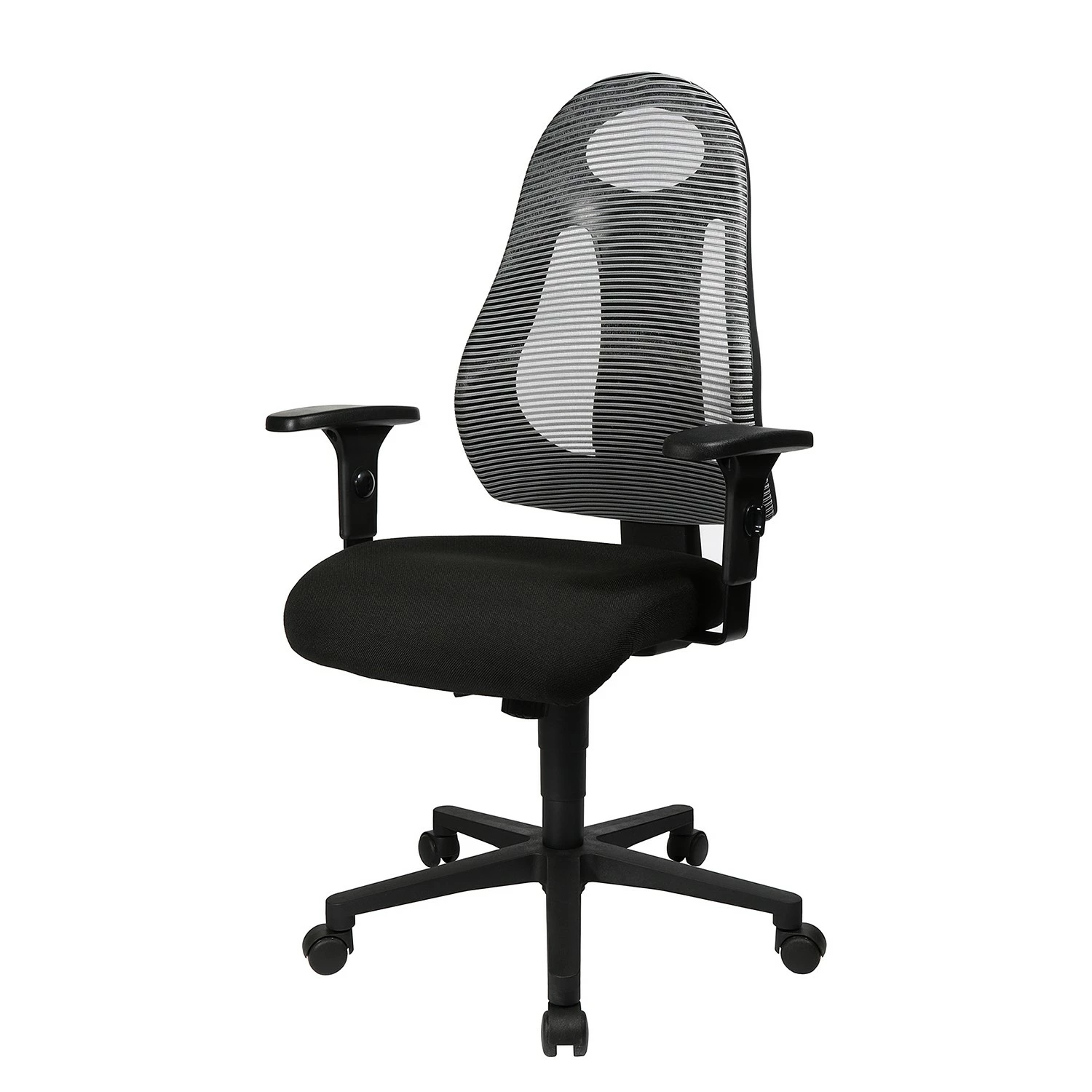 Topstar Bürodrehstuhl Free Art - Lichtgrau - Ohne Kopfstütze 3 Topstar Bürodrehstuhl Free Art - Lichtgrau - Ohne Kopfstütze