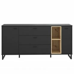 Loftscape Sideboard Mazzo - Schwarz / Eiche Artisan Dekor -Möbel Verkäufe 2024 1000285799 210819 12212500044 DETAILS P000000001000285799