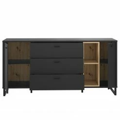 Loftscape Sideboard Mazzo - Schwarz / Eiche Artisan Dekor -Möbel Verkäufe 2024 1000285799 210819 12212500045 DETAILS P000000001000285799