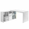 Furnitive Eckschreibtisch Lena - Weiß