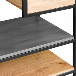 Ars manufacti Regal Conjo II - Akazie massiv / Eisen - Akazie / Schwarz -Möbel Verkäufe 2024 1000287810 220517 034 DETAILS P000000001000287810