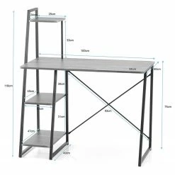FLHF Schreibtisch-Kombination Ren - Ahorn Dekor Dunkel -Möbel Verkäufe 2024 1000288998 210902 09115900133 SKETCH DETAILS P000000001000288998 sketch