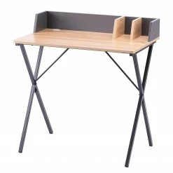 FLHF Schreibtisch Larm - Eiche Dekor / Schwarz