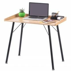 FLHF Schreibtisch Fey - Eiche Dekor / Schwarz