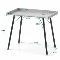FLHF Schreibtisch Fey - Eiche Dekor / Schwarz 21 FLHF Schreibtisch Fey - Eiche Dekor / Schwarz -Möbel Verkäufe 2024 1000289009 210902 09120300226 SKETCH DETAILS P000000001000289009 sketch