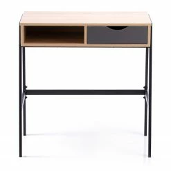 FLHF Schreibtisch Ins - Eiche Dekor / Schwarz -Möbel Verkäufe 2024 1000289010 210902 09120300229 DETAILS P000000001000289010