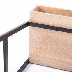 FLHF Schreibtisch Ins - Eiche Dekor / Schwarz -Möbel Verkäufe 2024 1000289010 210902 09120300231 DETAILS P000000001000289010