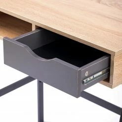 FLHF Schreibtisch Ins - Eiche Dekor / Schwarz -Möbel Verkäufe 2024 1000289010 210902 09120300232 DETAILS P000000001000289010