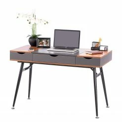 FLHF Schreibtisch Aryn - Anthrazit / Walnuss -Möbel Verkäufe 2024 1000289011 210902 09120300245 DETAILS P000000001000289011