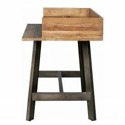 Ars manufacti Schreibtisch Tamati III - Pinie massiv / Edelstahl - Pinie / Schwarz -Möbel Verkäufe 2024 1000291180 220610 040 DETAILS P000000001000291180