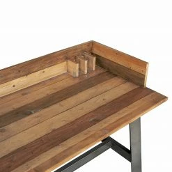 Ars manufacti Schreibtisch Tamati III - Pinie massiv / Edelstahl - Pinie / Schwarz -Möbel Verkäufe 2024 1000291180 220610 045 DETAILS P000000001000291180