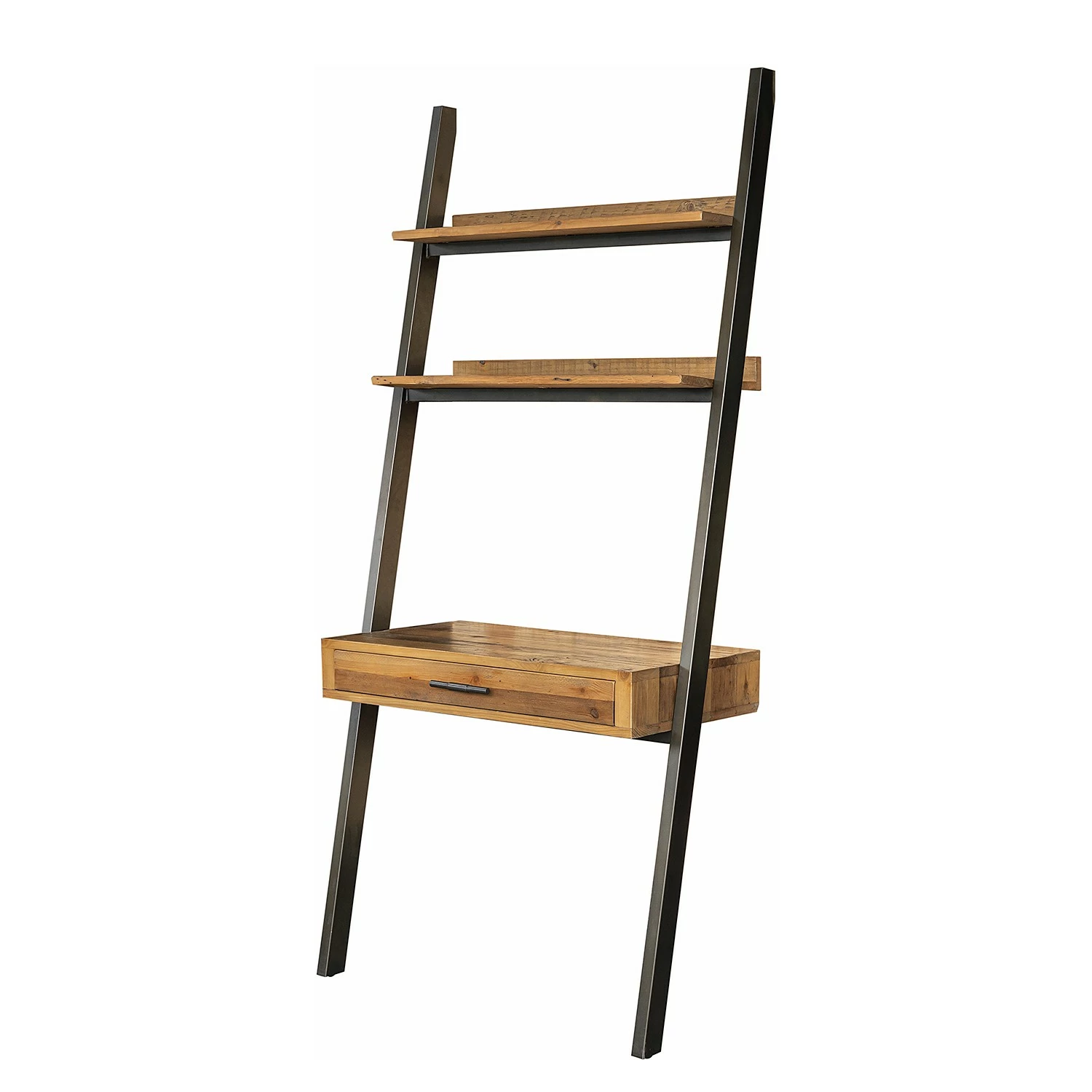 Ars manufacti Wandschreibtisch Tamati - Pinie massiv / Edelstahl - Pinie / Schwarz 3 Ars manufacti Wandschreibtisch Tamati - Pinie massiv / Edelstahl - Pinie / Schwarz