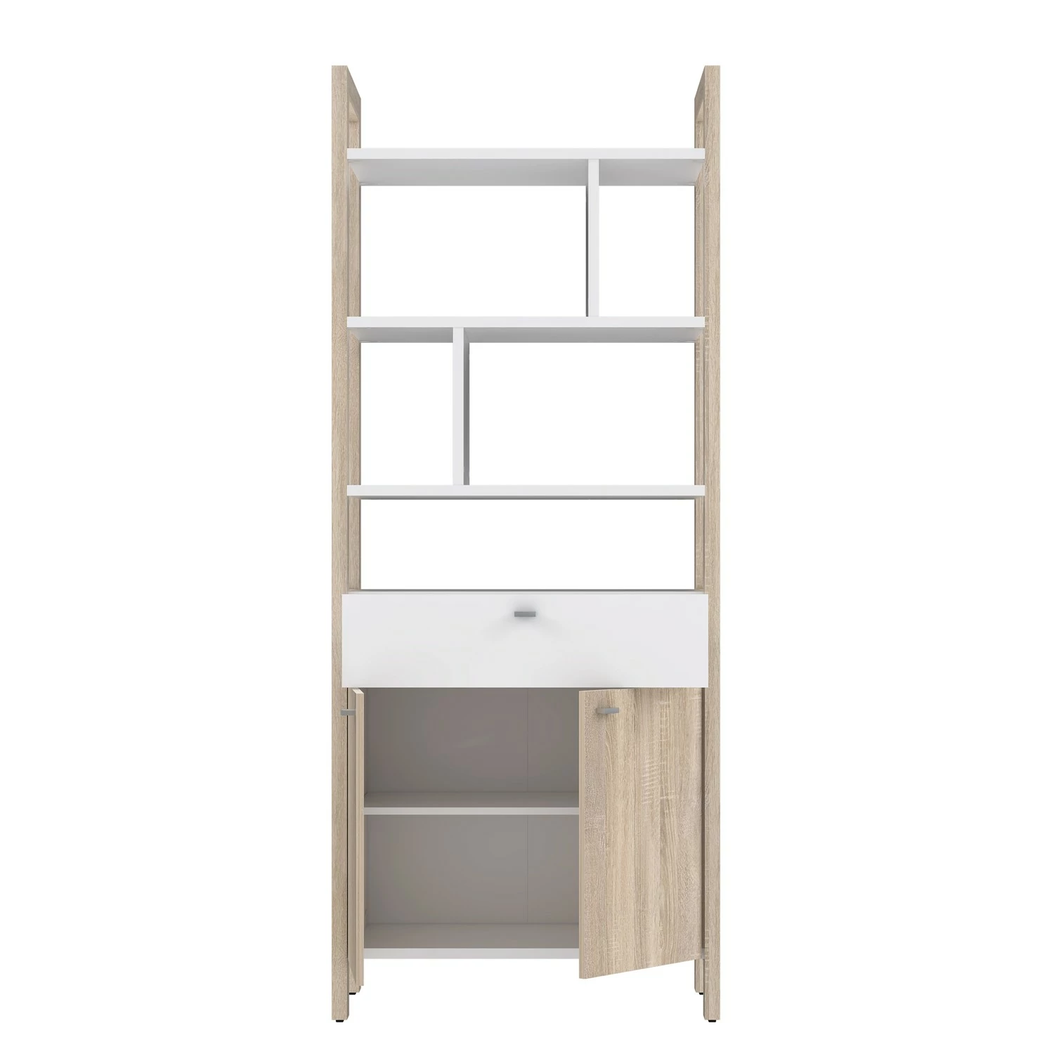 Fredriks Büroset Holvik (4-teilig) - Eiche Sonoma Dekor / Weiß 14 Fredriks Büroset Holvik (4-teilig) - Eiche Sonoma Dekor / Weiß – Bild 12