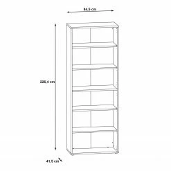 Fredriks Büroset Kendrick I (7-teilig) - Weiß / Grau -Möbel Verkäufe 2024 1000292008 211006 14101100685 SKETCH DETAILS P000000001000292008 sketch