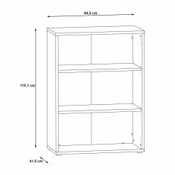 Fredriks Büroset Kendrick I (7-teilig) - Weiß / Grau -Möbel Verkäufe 2024 1000292008 211006 14101100687 SKETCH DETAILS P000000001000292008 sketch