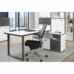 Fredriks Büroset Kendrick II (7-teilig) - Weiß / Grau -Möbel Verkäufe 2024 1000292009 211006 14100900176 MOOD DETAILS P000000001000292009 mood