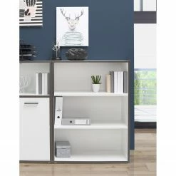 Fredriks Büroset Kendrick II (7-teilig) - Weiß / Grau -Möbel Verkäufe 2024 1000292009 211006 14100900178 MOOD DETAILS P000000001000292009 mood