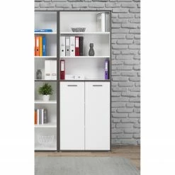 Fredriks Büroset Kendrick II (7-teilig) - Weiß / Grau -Möbel Verkäufe 2024 1000292009 211006 14100900180 MOOD DETAILS P000000001000292009 mood