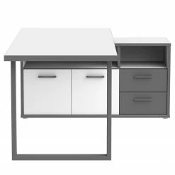 Fredriks Büroset Kendrick II (7-teilig) - Weiß / Grau -Möbel Verkäufe 2024 1000292009 211006 14101000243 DETAILS P000000001000292009