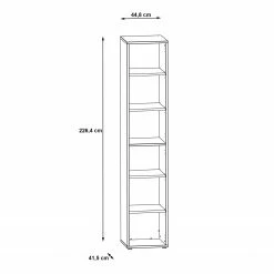 Fredriks Büroset Kendrick II (7-teilig) - Weiß / Grau -Möbel Verkäufe 2024 1000292009 211006 14101000673 SKETCH DETAILS P000000001000292009 sketch