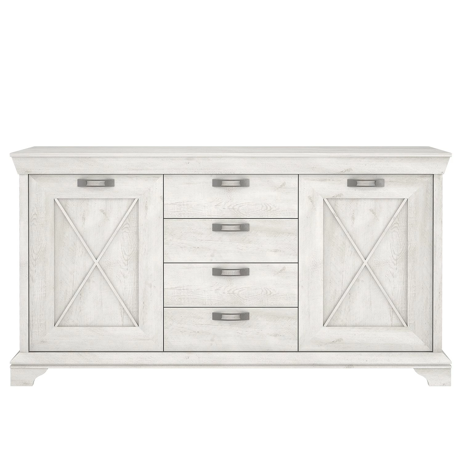 Ridgevalley Sideboard Kimbark II - Pinie Weiß Dekor 6 Ridgevalley Sideboard Kimbark II - Pinie Weiß Dekor – Bild 4