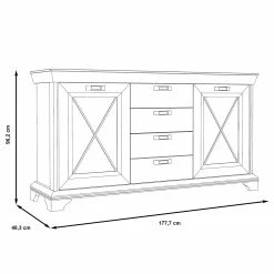 Ridgevalley Sideboard Kimbark II - Pinie Weiß Dekor 19 Ridgevalley Sideboard Kimbark II - Pinie Weiß Dekor -Möbel Verkäufe 2024 1000295071 210924 143048000576 SKETCH DETAILS P000000001000295071 sketch