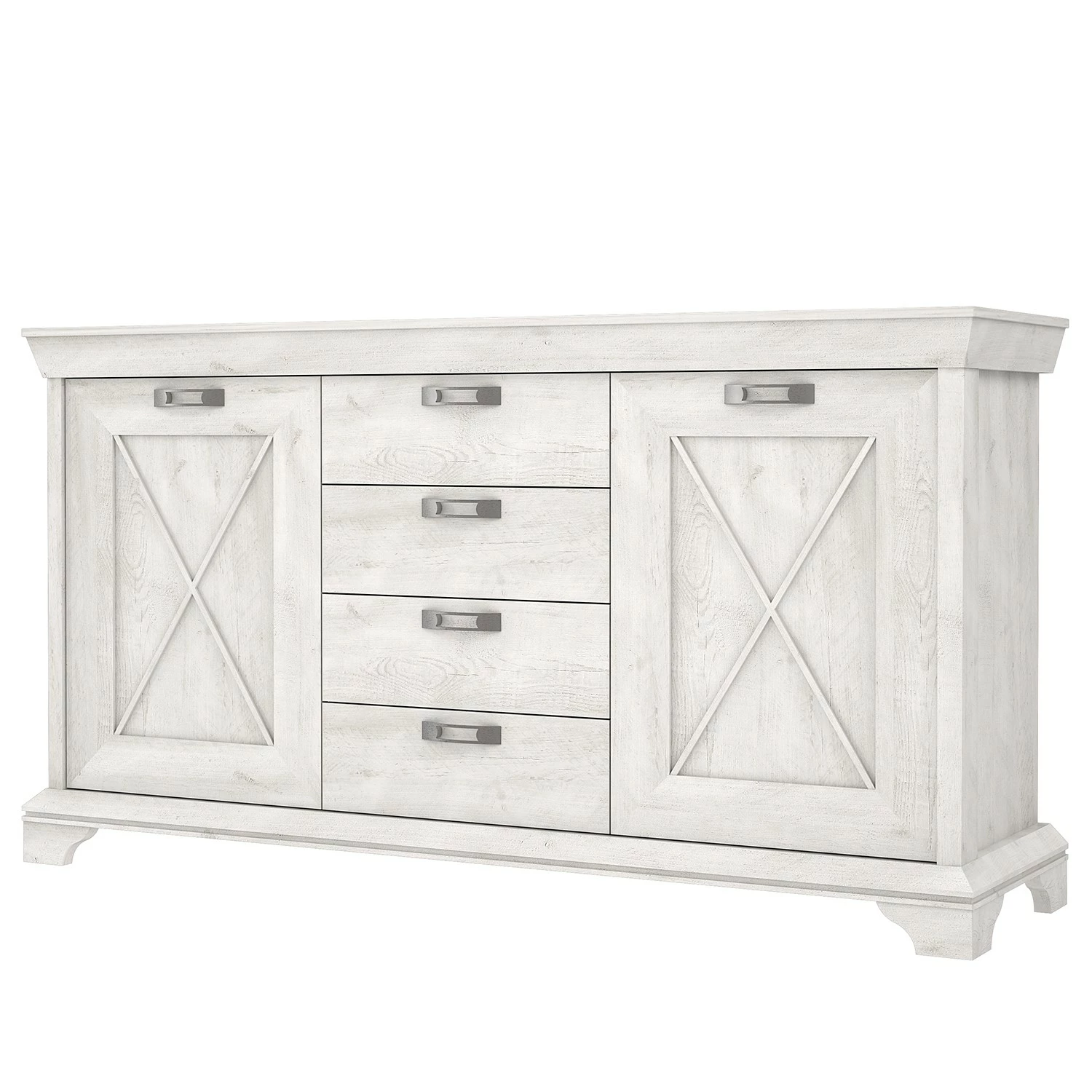 Ridgevalley Sideboard Kimbark II - Pinie Weiß Dekor 3 Ridgevalley Sideboard Kimbark II - Pinie Weiß Dekor