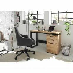 Fredriks Schreibtisch Marlon - Eiche Grandson Dekor / Anthrazit -Möbel Verkäufe 2024 1000295080 210923 154009000026 MOOD DETAILS P000000001000295080 mood