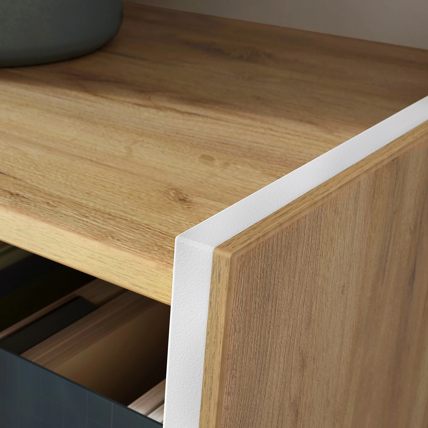 Germania Sideboard GW-Indianapolis - Eiche Navarra Dekor / Weiß 6 Germania Sideboard GW-Indianapolis - Eiche Navarra Dekor / Weiß – Bild 4